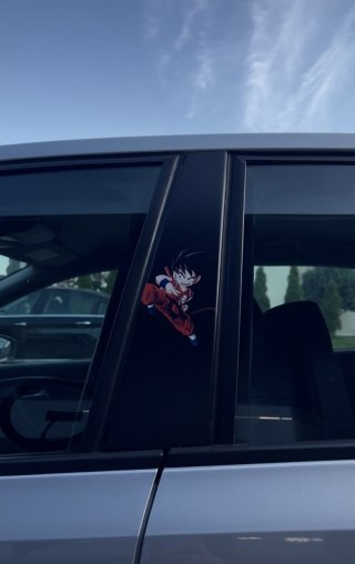 Naklejka na słupek auta 1 Dragon Ball Folia Premium GRATIS