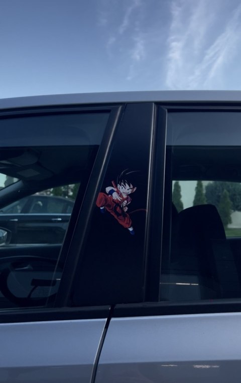 Naklejka na słupek auta 1 Dragon Ball Folia Premium GRATIS