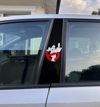 Naklejka na słupek auta 1 Ghostbusters Folia Premium GRATIS
