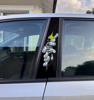 Naklejka na słupek auta 1 Hulk Folia Premium GRATIS