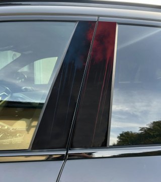 Naklejka na słupek auta BMW L Folia Premium GRATIS