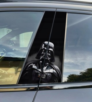 Naklejka na słupek auta Darth Vader 2 Folia Premium GRATIS
