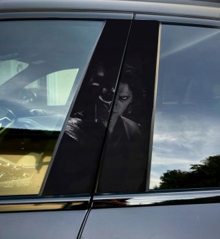 Naklejka na słupek auta Darth Vader Folia Premium GRATIS