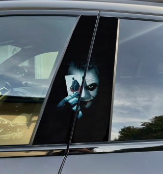 Naklejka na słupek auta Joker 2 Folia Premium GRATIS