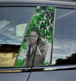 Naklejka na słupek auta Joker 7 Folia Premium GRATIS