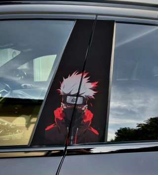 Naklejka na słupek auta Naruto Folia Premium GRATIS