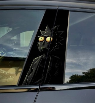 Naklejka na słupek auta Rick Folia Premium GRATIS