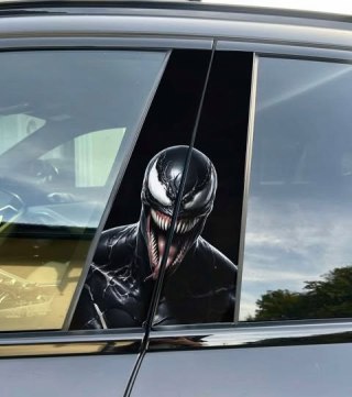 Naklejka na słupek auta Venom 3 Folia Premium GRATIS