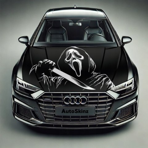 Folia na Maskę Samochodu PREMIUM AutoSkinz Ghostface Ochrona Lakieru