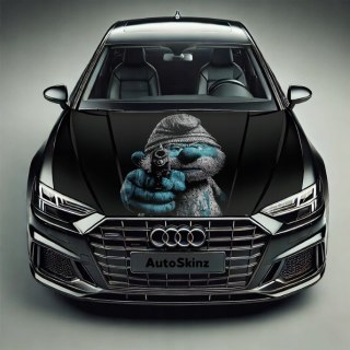 Folia na Maskę Samochodu PREMIUM AutoSkinz Papa Smerf Ochrona Lakieru