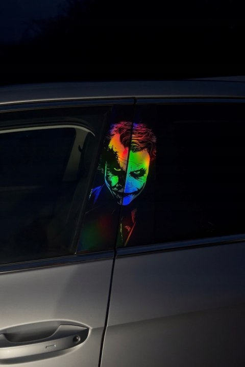 Joker Holograficzna Naklejka na słupek Seria limitowana 50szt