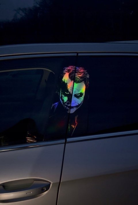 Joker Holograficzna Naklejka na słupek Seria limitowana 50szt