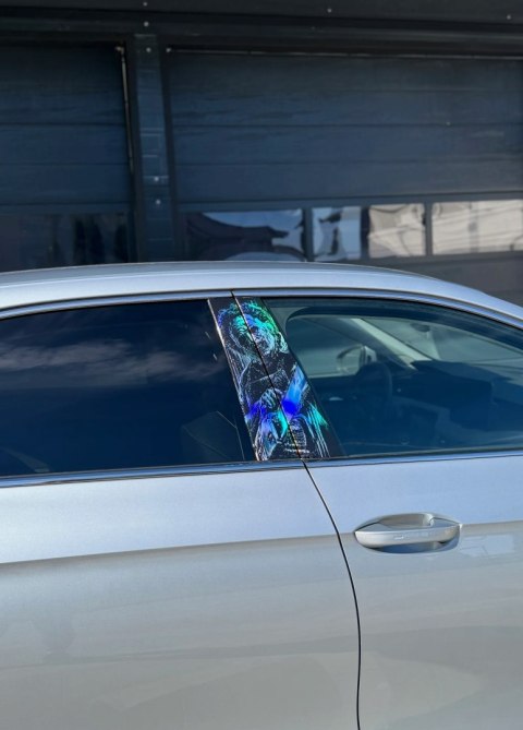 Leatherface Holograficzna Naklejka na słupek Seria limitowana 50szt