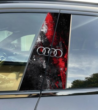 Naklejka na słupek auta Audi Premium GRATIS