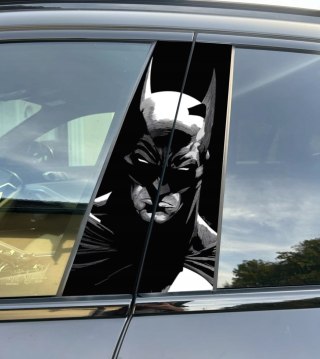 Naklejka na słupek auta Batman Tuning Folia Premium GRATIS