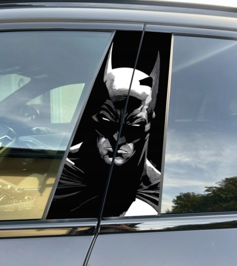 Naklejka na słupek auta Batman Tuning Folia Premium GRATIS