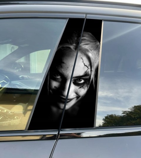 Naklejka na słupek auta Harley Quinn Tuning Folia Premium GRATIS