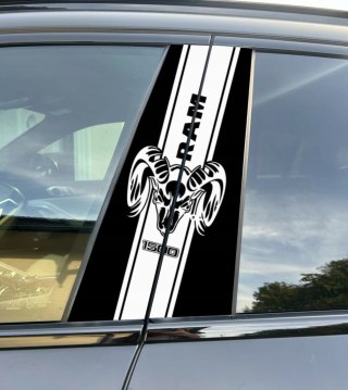 Naklejka na słupek auta RAM 1500 Folia Premium GRATIS
