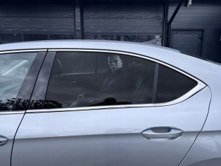 Who's Sitting Behind You? Naklejka na szybę Michael Myers One Way Vision